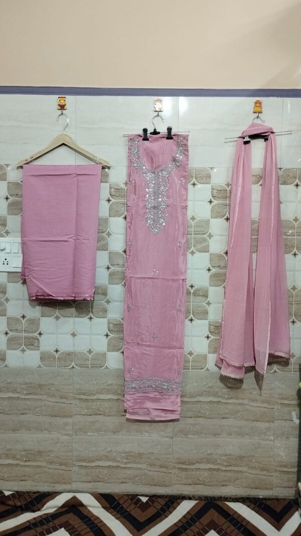 Pink Georgette