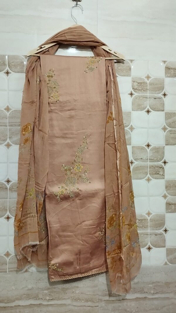 Silk Embroidered Kurta